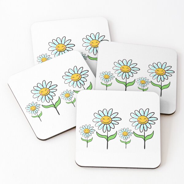 Item preview, Smiling wildflowers family designed and sold by Aminesnip.