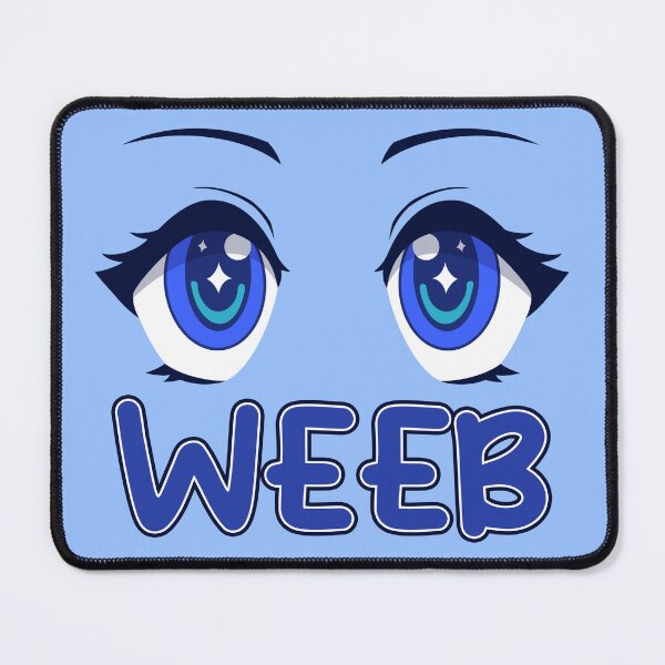 Item preview, Weeb Anime Eyes - Blue designed and sold by WaddlingTech.
