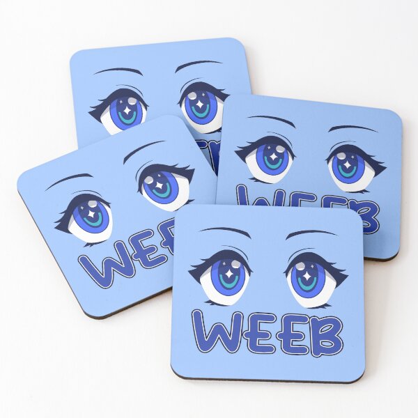 Item preview, Weeb Anime Eyes - Blue designed and sold by WaddlingTech.