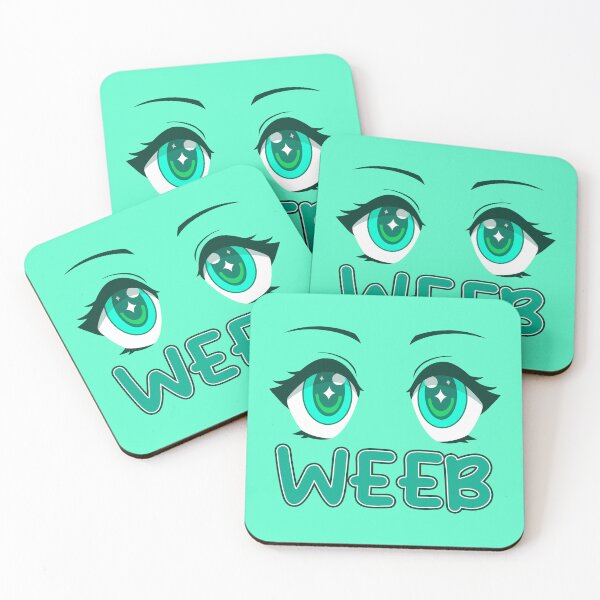 Item preview, Weeb Anime Eyes - Green designed and sold by WaddlingTech.