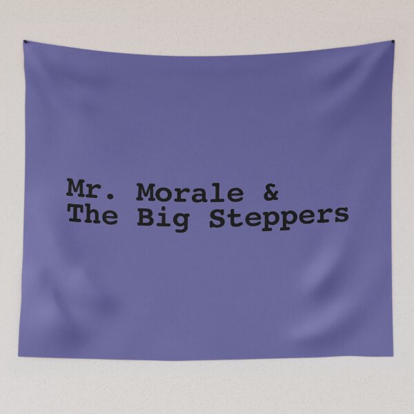 Item preview, Mr. Morale & the Big Steppers word art - Kendrick Lamar designed and sold by VitaminRed.