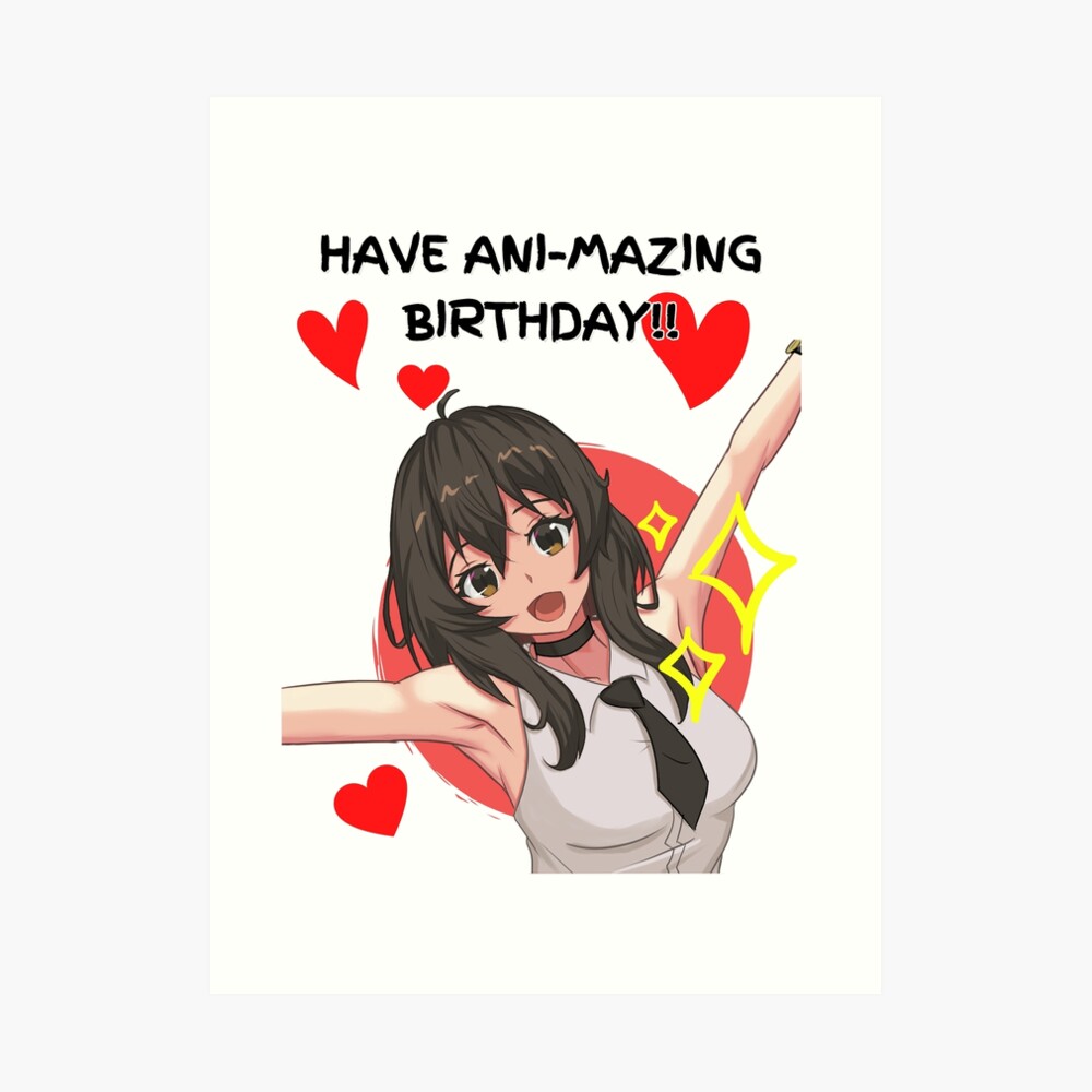 Anime Girl Having Birthday | Happy Birthday | Holiday Japanese Anime  Aesthetic