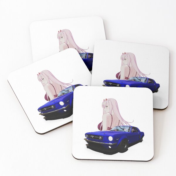 Item preview, Japanese anime girl zero two cars fan, Mustang 1965 and anime girl designed and sold by CRWorks Shop.