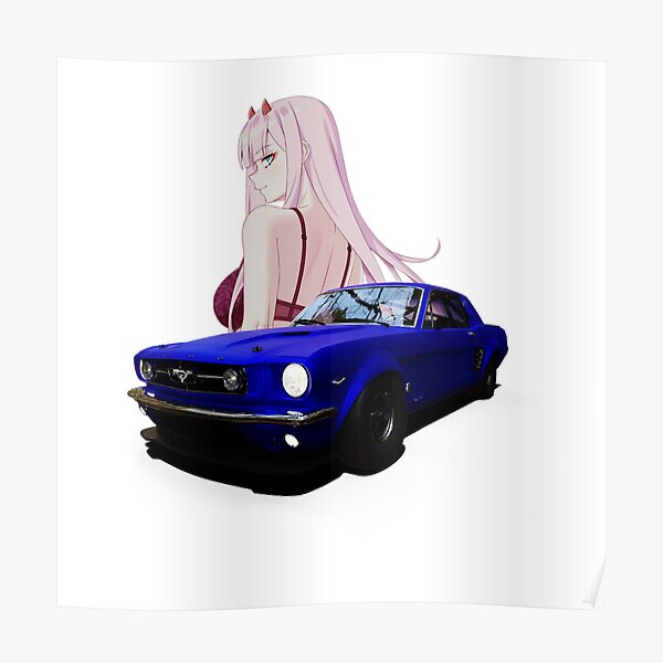 prompthunt: anime ford mustang