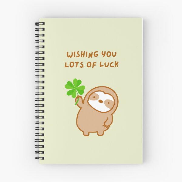 Item preview, Wishing You Lots of Luck Clover Sloth  designed and sold by theslothinme.