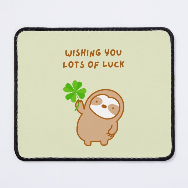 Item preview, Wishing You Lots of Luck Clover Sloth  designed and sold by theslothinme.
