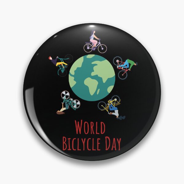 Item preview, World bicycle day designed and sold by danielsubero.