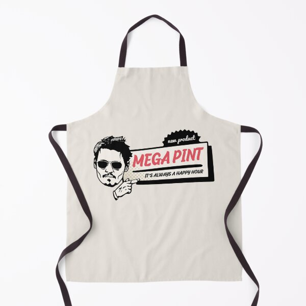 Item preview, A Mega Pint - Johnny Depp Happy Hour designed and sold by retrippy.