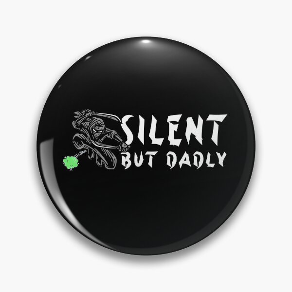 Item preview, Silent but Dadly funny farting samurai ninja fathers day gift designed and sold by SmallOrbit.