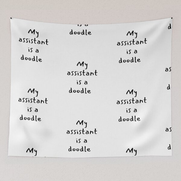 Item preview, My Assistant is a Doodle, I Love My Doodle designed and sold by SportyDogShop.