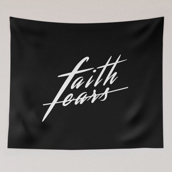 Item preview, Have Faith not Fears - Motivational and Inspiring Design designed and sold by tsquarefabrics.