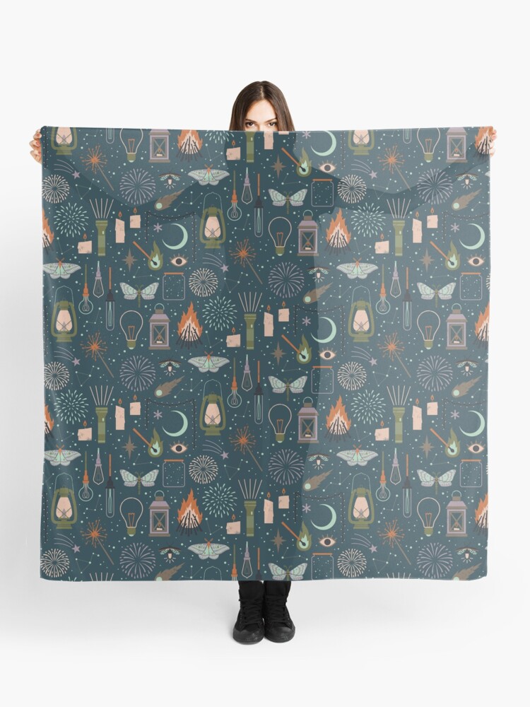 Thumbnail 1 of 3, Scarf, Light the Way designed and sold by Camille Chew.