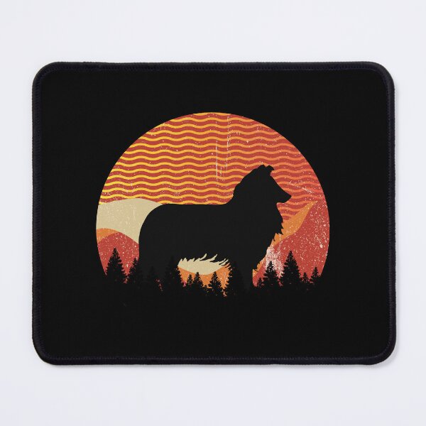 Item preview, Distressed Wavy Lines Sky Rough Collie Dog Gift  designed and sold by Guarddogdrive.