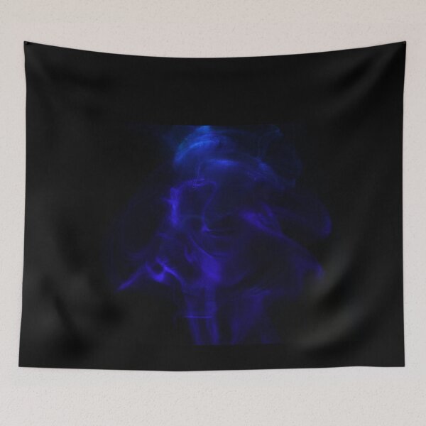 Item preview, Blue long exposure light trails on face designed and sold by viknitov.