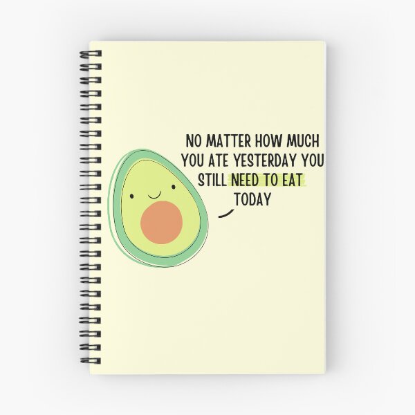Item preview, Avocado Quote: No Matter How Much You Ate designed and sold by ThoughtJumble.