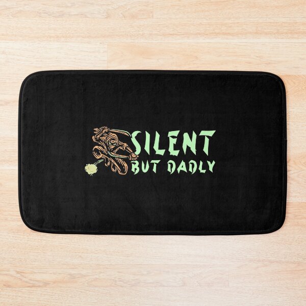 Item preview, Silent but Dadly funny farting samurai ninja fathers day gift alt color teal orange designed and sold by SmallOrbit.