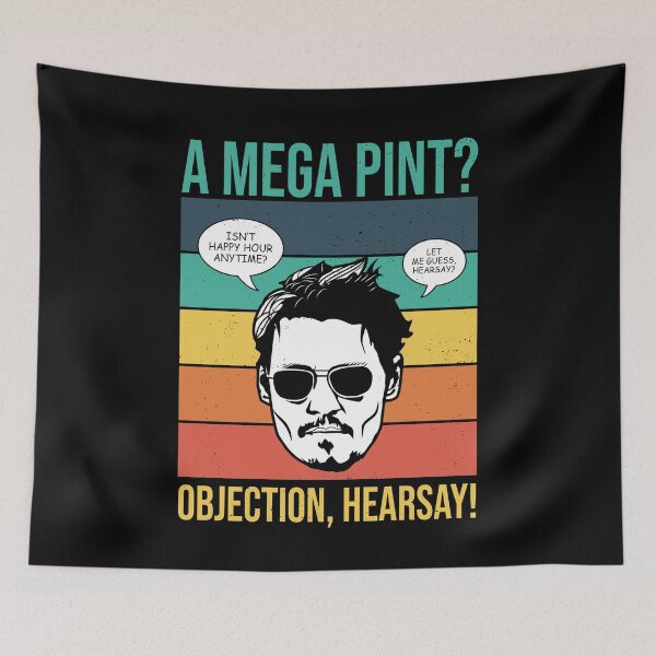 Item preview, Objection, hearsay! a Mega Pint?! designed and sold by ActiveNerd.