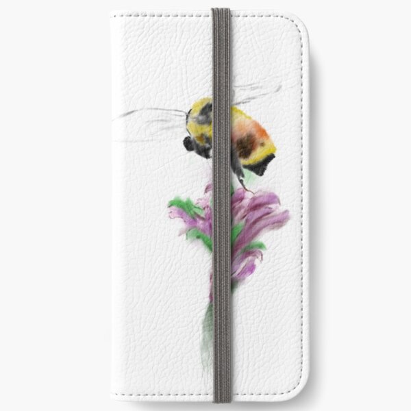 spring bee (transparent background) iPhone Wallet
