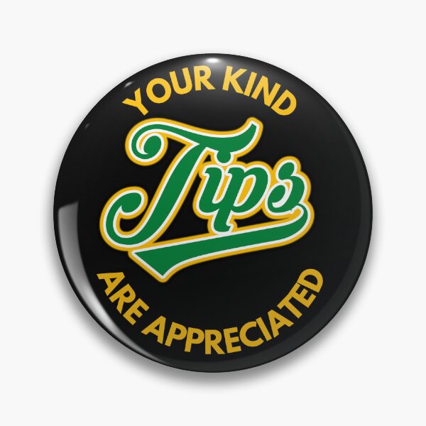 Item preview, Your Kind Tips Are Appreciated Green x Yellow Font | Customer Service Appreciation designed and sold by deliverylife.