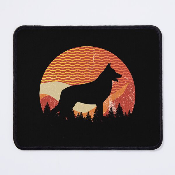 Item preview, Distressed Wavy Lines GSD German Shepherd Dog Gift designed and sold by Guarddogdrive.