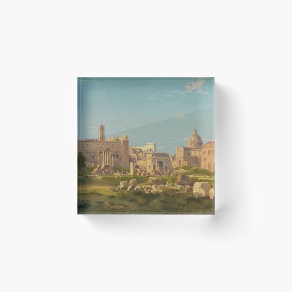 Item preview, The Roman Forum | Henri-Joseph Harpignies | Roman Architecture Archeology Art designed and sold by CJET.