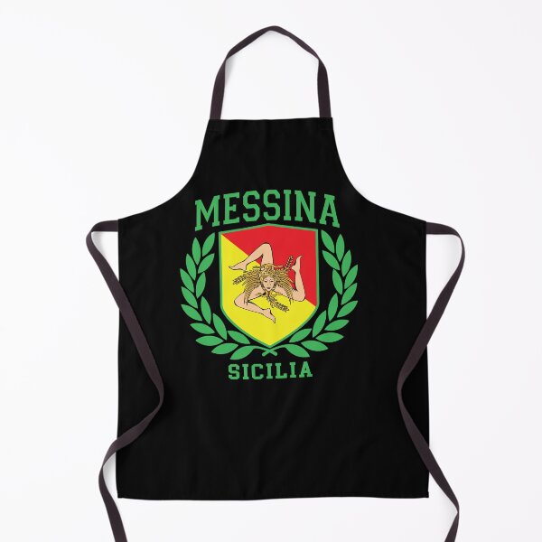Item preview, MESSINA: Sicilia Flag and Trinacria Shield Design - Sicily designed and sold by Mr. Monocle.