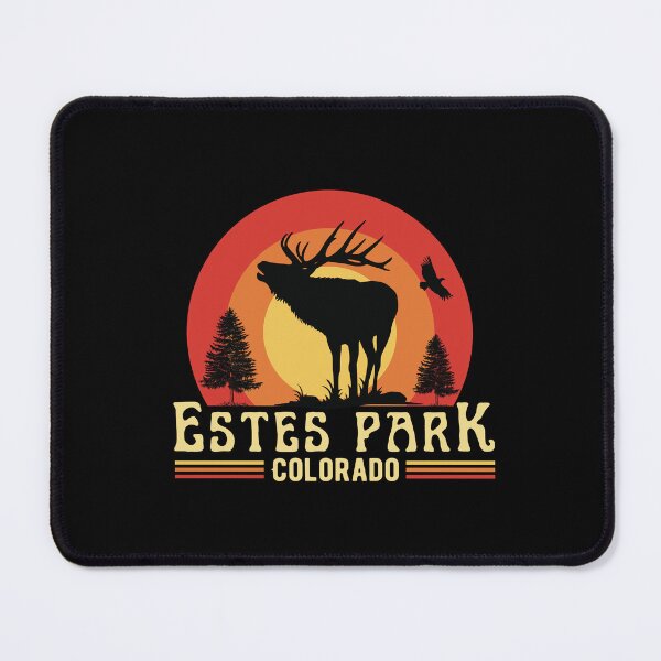 Item preview, Estes Park Colorado Vintage Sunset Elk Rocky Mountains designed and sold by jutulen.
