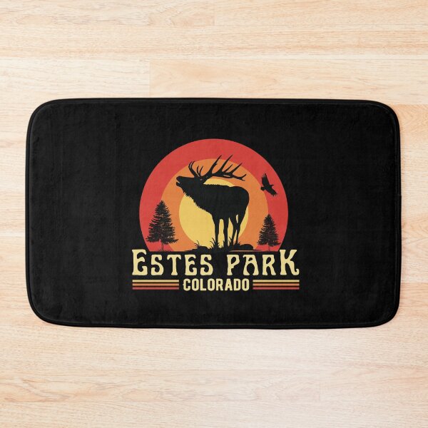 Item preview, Estes Park Colorado Vintage Sunset Elk Rocky Mountains designed and sold by jutulen.