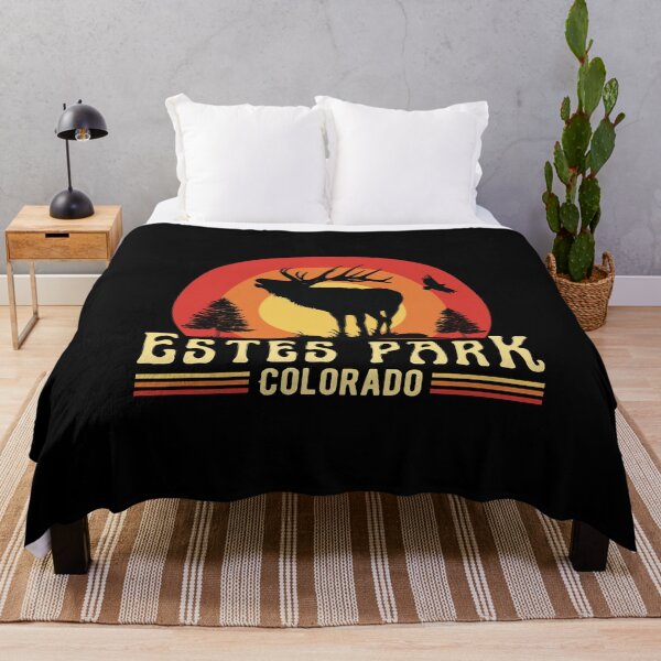 Item preview, Estes Park Colorado Vintage Sunset Elk Rocky Mountains designed and sold by jutulen.