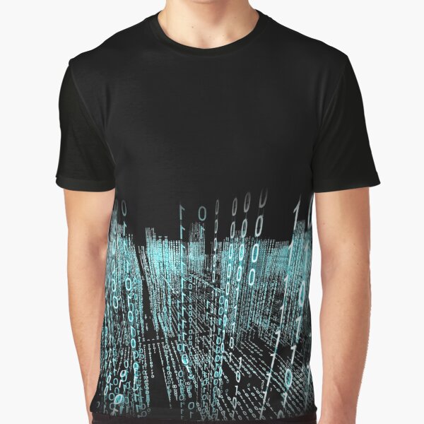 Binary Matrix Graphic T-Shirt