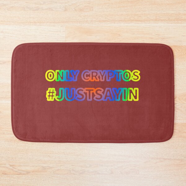 Item preview, Only Cryptos #Justsayin text design first version by Code03. designed and sold by Code03.