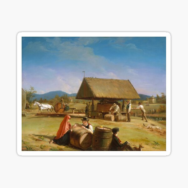 Item preview, Cider Making | William Sidney Mount | 1841 American History Art designed and sold by CJET.