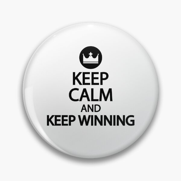 Item preview, Keep calm and keep winning designed and sold by Colorfulandfun.