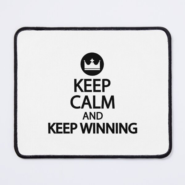 Item preview, Keep calm and keep winning designed and sold by Colorfulandfun.