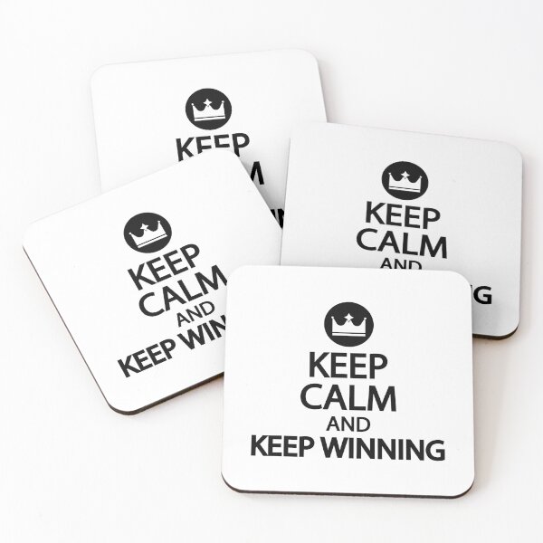 Item preview, Keep calm and keep winning designed and sold by Colorfulandfun.