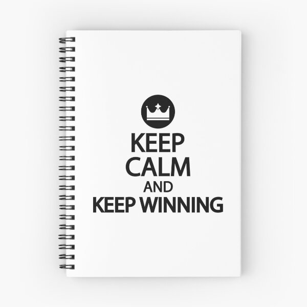 Item preview, Keep calm and keep winning designed and sold by Colorfulandfun.