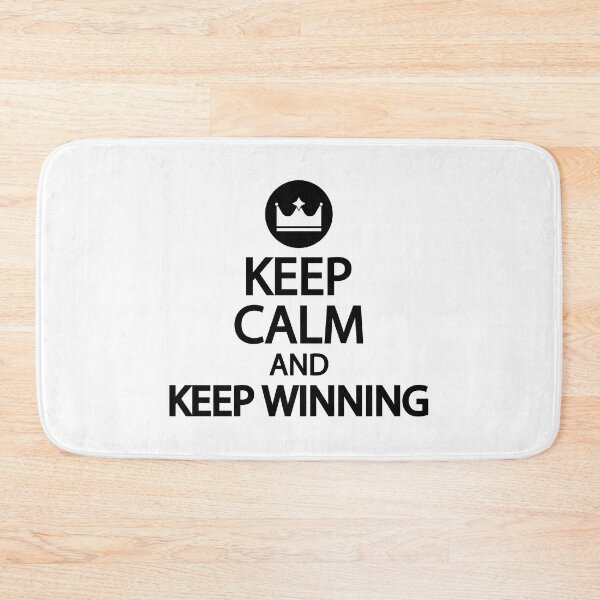Item preview, Keep calm and keep winning designed and sold by Colorfulandfun.