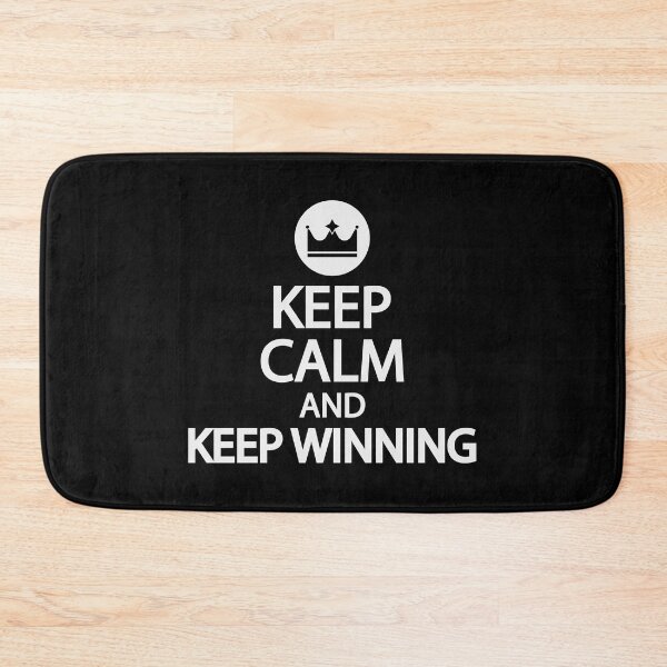 Item preview, Keep calm and keep winning designed and sold by Colorfulandfun.