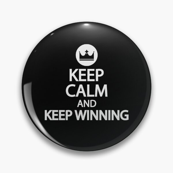 Item preview, Keep calm and keep winning designed and sold by Colorfulandfun.