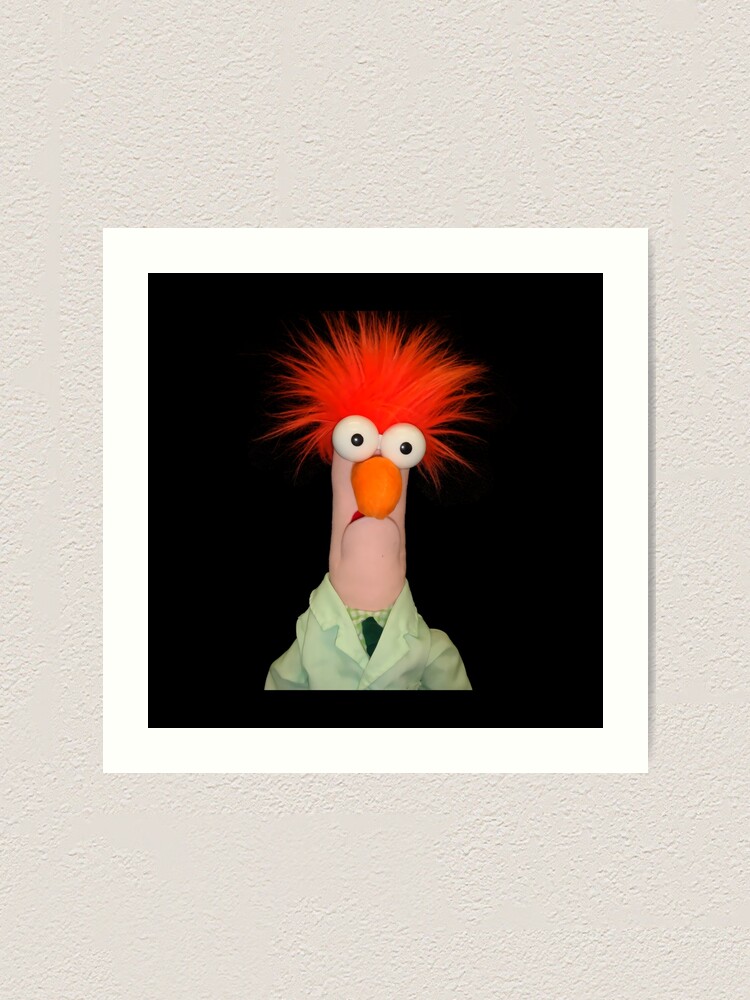 Meep Muppet Beaker | Art Board Print