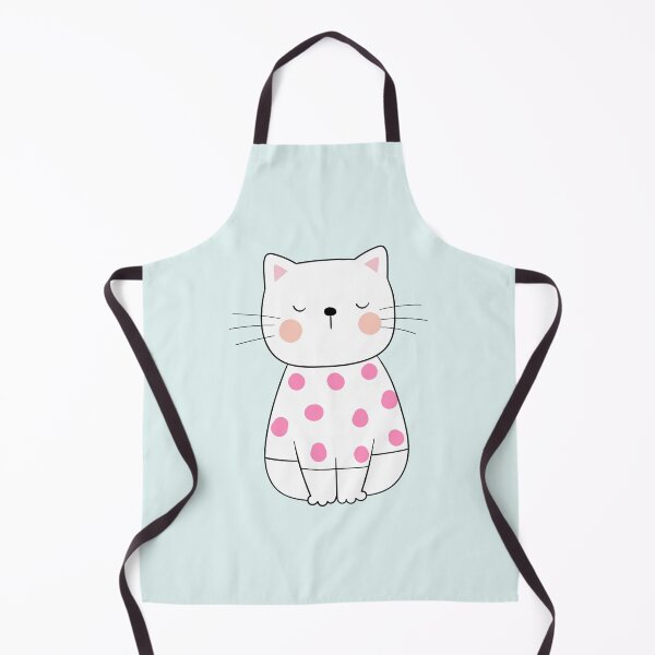 Item preview, Cat in Polka Dots designed and sold by greenoriginals.