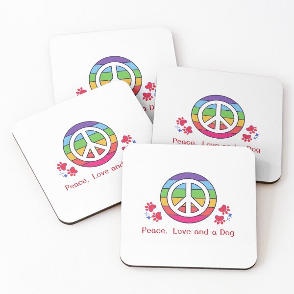 Item preview, Peace Love And A Dog, Dog Love Is The Best designed and sold by SportyDogShop.