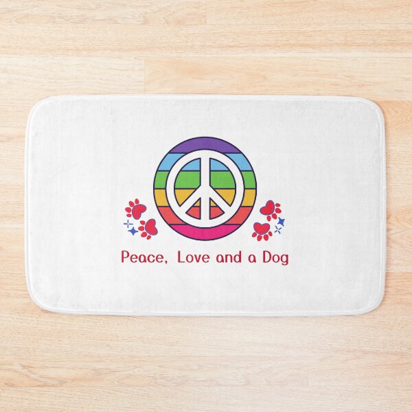 Item preview, Peace Love And A Dog, Dog Love Is The Best designed and sold by SportyDogShop.