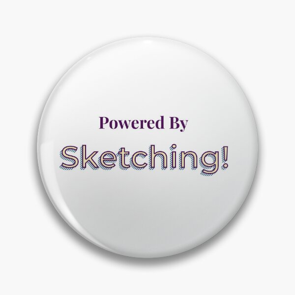 Item preview, Powered By Sketching designed and sold by cooldesignsalot.