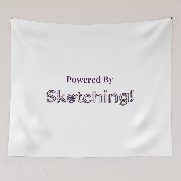 Item preview, Powered By Sketching designed and sold by cooldesignsalot.