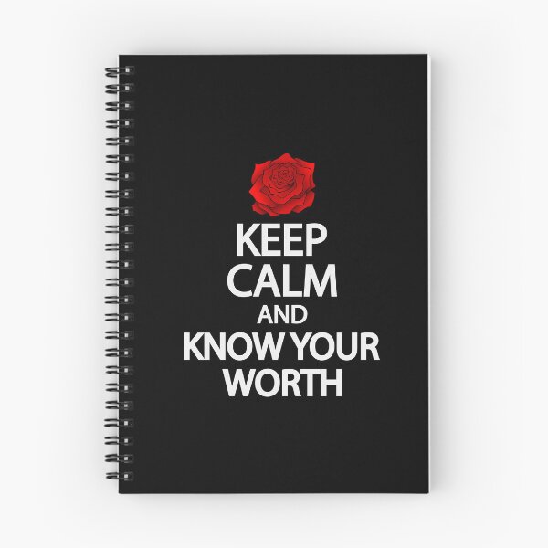 Item preview, Keep calm and know your worth designed and sold by Colorfulandfun.