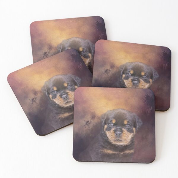 Item preview, Rottweiler Puppy Portrait designed and sold by Elisabeth Lucas.