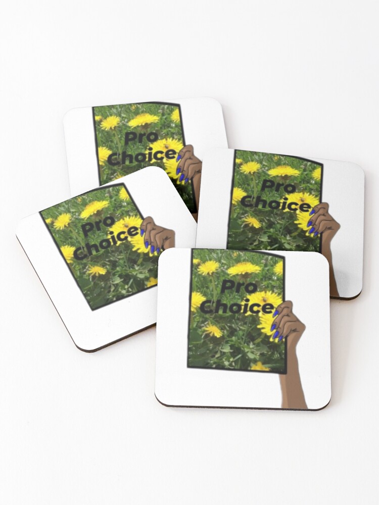 Thumbnail 1 of 5, Coasters (Set of 4), Pro choice designed and sold by Artistkhg.