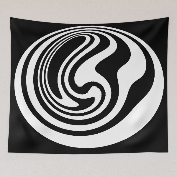 Item preview, Black and White whirl designed and sold by Lara Rouse.