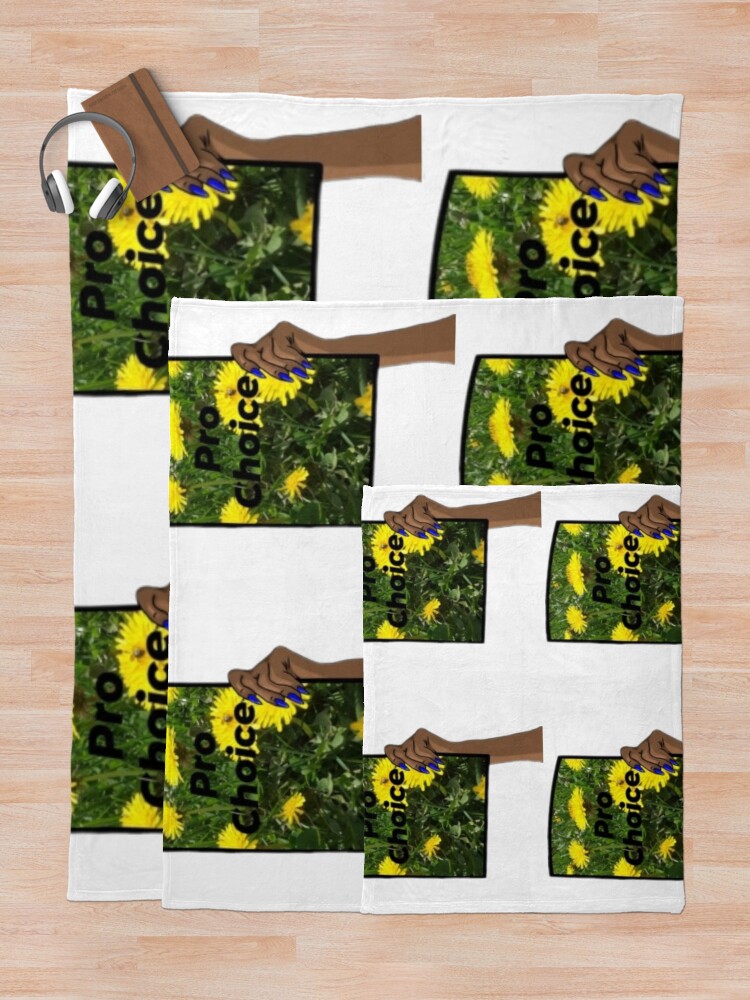 Thumbnail 5 of 6, Throw Blanket, Pro choice designed and sold by Artistkhg.